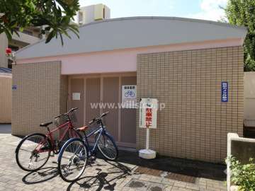 来客用の駐輪場