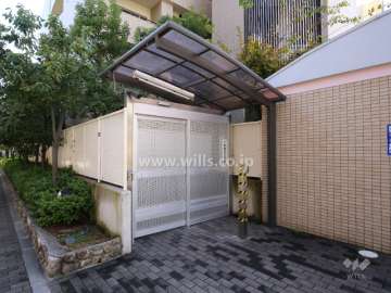 駐輪場の出入り口