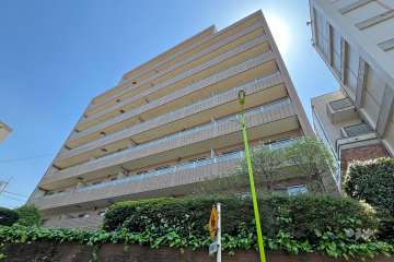 パークハイム経堂四丁目の外観（北西側から）