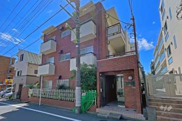 サンライズマンション弦巻の外観（北東側から）