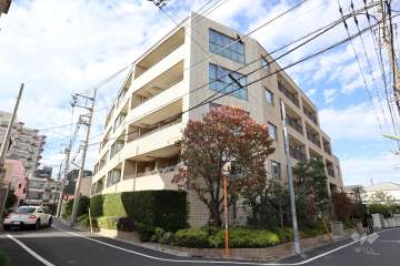 パークホームズ弦巻ヴェリールの外観(南東側から)-