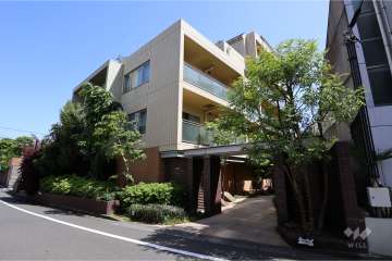 プラウド弦巻パサージュの外観（北西側から）