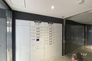 共用ポストと宅配ボックス