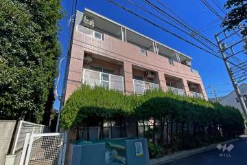 菱和パレス世田谷桜丘の外観（南西側から）