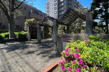 敷地の北側に隣接する『桜丘やまもも公園』