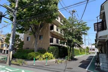 リーフィアレジデンス世田谷桜丘の外観(南西側から)