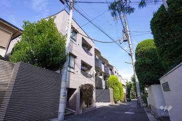 エクレールコート桜上水の外観（南西側から）