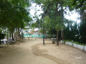 敷地の東側は「月若公園」に隣接しています