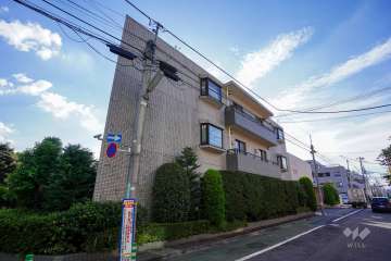 桜上水南パークハウスの外観（北東側から）