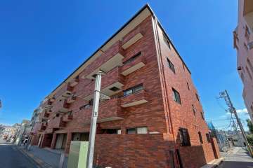 カルム桜新町パティオの外観（南西側から）