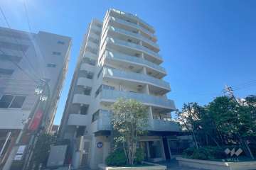 ザ・パークハウスアーバンス三軒茶屋の外観（北東側から）