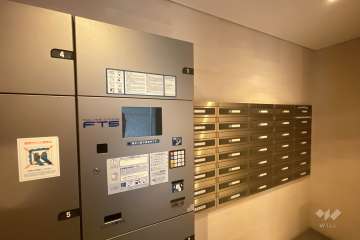 共用ポストと宅配ボックス