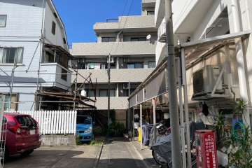 ダイアパレス三宿ベネヴィータの外観（南側から）