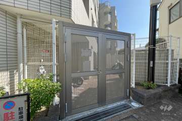 駐輪場の出入り口