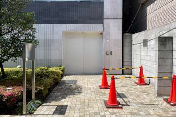 駐輪場の出入り口　
