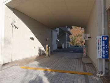 駐車場の入り口