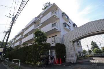 センターハイツ梅ヶ丘の外観(北東側から)