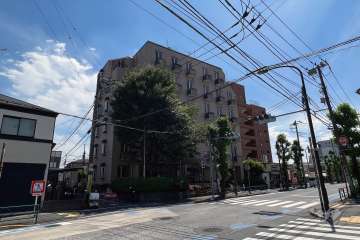 コスモリヴェール若林の外観(北東側から)