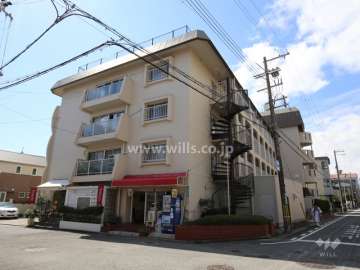 芦屋精道スカイハイツの外観（北東側から）