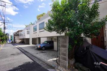 松原アパートメントの外観（北西側から）