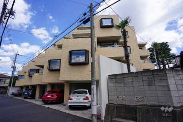 松原シティハウスの外観（南西側から）