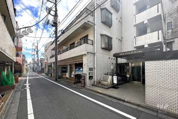 敷地東側の前面道路　