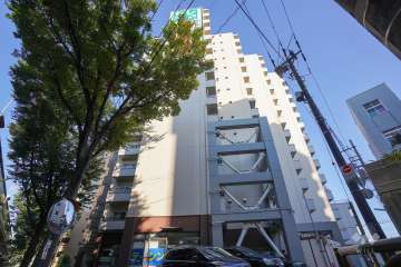 古河松原マンションの外観（北西側から）