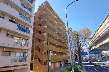 タウンハイツ松原の外観(北東側から)