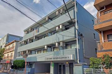 スカイコート世田谷千歳烏山第５の外観(南側から)