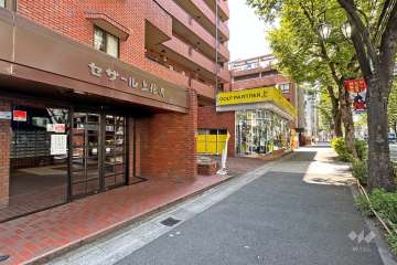 敷地北側の前面道路（東側から）