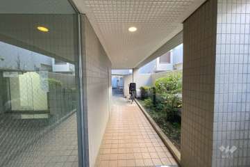 駐輪場の出入り口