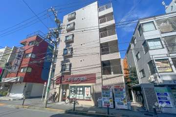 ライオンズプラザ上野毛の外観（南東側から）