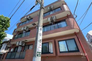菱和パレス世田谷上野毛の外観（南西側から）