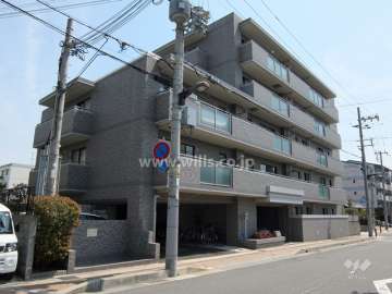 パーク・ハイム芦屋津知町の外観（北西側から）