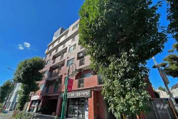 ライオンズマンション上野毛第二の外観（北東側から）