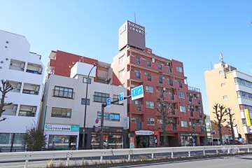 ライオンズマンション上野毛第二の外観(東側から)