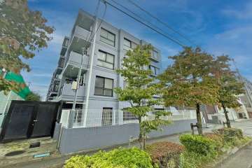 セザール上野毛ガーデンの外観（北東側から）