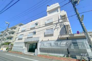 上野毛スカイハイツの外観（南側から）