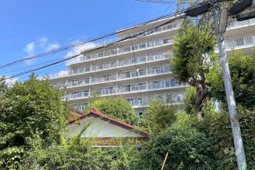 上野毛ハイム3号棟の外観（南側から）