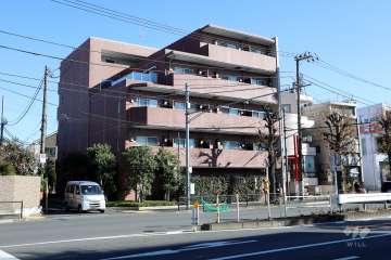 ブライズ上野毛の外観（西側から）