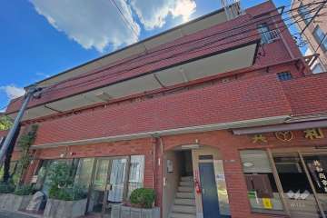 パレドール上用賀の外観（北西側から）