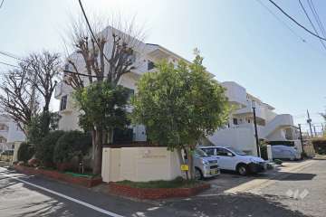 馬事公苑パークホームズの外観（北東側から）