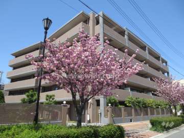 芦屋さくら通りパーク・ホームズの外観（南東側から）