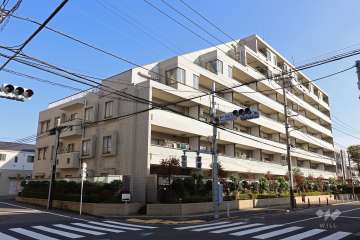 フォルム上用賀馬事公苑の外観（北西側から）