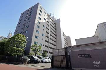 馬事公苑前ハイム北棟の外観（北東側から）