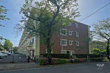 用賀ハイムの外観（北西側から）