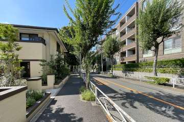 パルテール深沢の外観（南東側から）