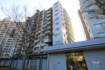 深沢ハウスC棟の外観（北側から）