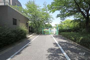敷地東側の前面道路