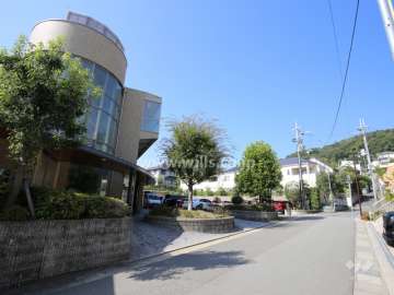 敷地東側の前面道路